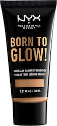 Nyx Professional Makeup Born To Glow! Machiaj lichid Neutru Buff 30ml