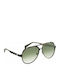 Italia Independent Herren Sonnenbrille mit Marineblauem Horn umrandetem Rahmen und Grünem Glas 0021.093.000