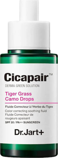 Dr. Jart+ Cicapair Tiger Grass Camo Drops Soothing & Moisturizing Serum Face SPF35 for Radiance & Acne 30ml
