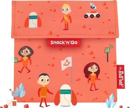 Ecolife Snack n' Go School Food Case 3lt Orange 16 x 16 x 16cm