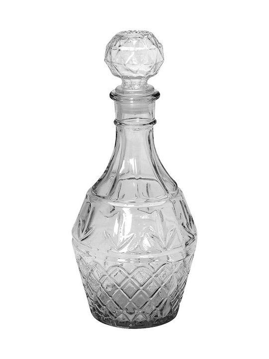 Espiel Glass Liqueur Decanter 28cm with Stopper 1000ml