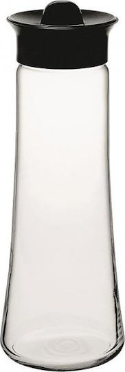Espiel Basic Bottle Water Glass with Screw Cap Black 1030ml