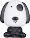 Aca Kids Decorative Lamp Puppy Black 21x15x26εκ.