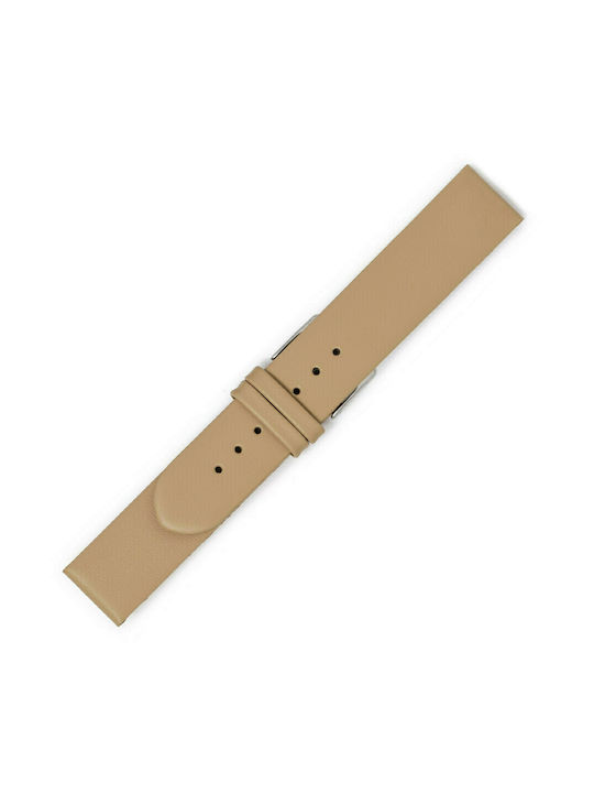 Strap Leather 16mm 0508MZ Leather strap beige