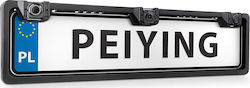 Peiying Car License Plate Frame Parking System with Camera / Buzzer and 2 Sensors in Black Colour