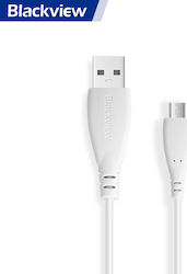 BlackView Regulär USB 2.0 auf Micro-USB-Kabel Weiß 1.2m 1Stück