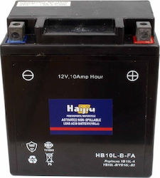 HaiJiu Μπαταρία Μοτοσυκλέτας HB10L-B-FA με Χωρητικότητα 11Ah 12V HaiJiu Μπαταρία Μοτοσυκλέτας HB10L-B-FA με Χωρητικότητα 11Ah 12V