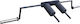 MDS ​Squat Bar Olympic Type Φ50mm 20kg 220cm Length with Lock Jaw Collars