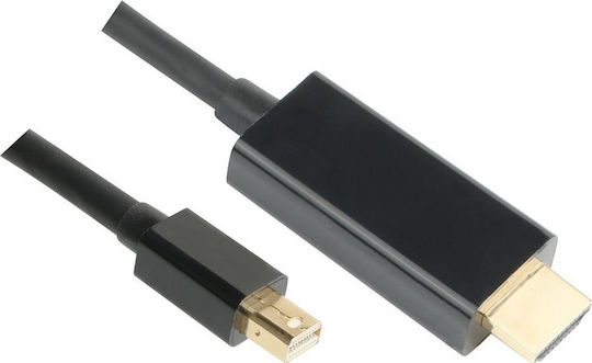 GoGEN Kabel Mini-DisplayPort-Stecker - HDMI-Stecker 2m Schwarz (MDPHDMI200MM01)