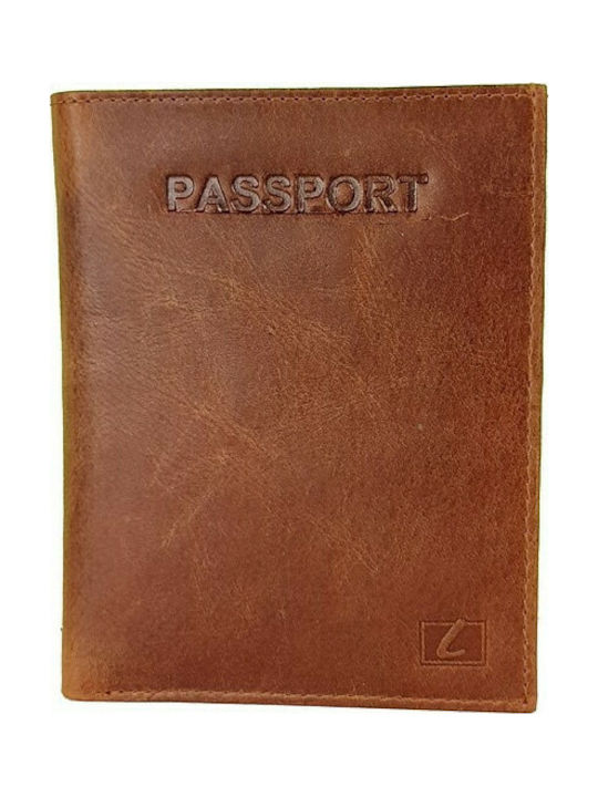 Lavor Men's Leather Travel Wallet Tabac Brown