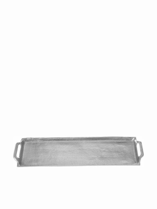 Aluminum Rectangular Decorative Tray 45x13cm