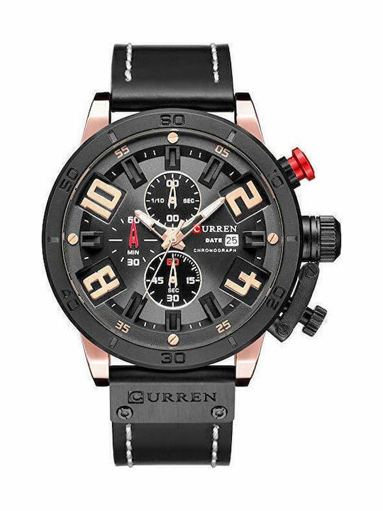 Curren Ανδρικό Ρολόι 46mm Χρονογράφος Μπαταρίας...