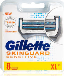 Gillette Skinguard Sensitive XL Ανταλλακτικά για Ξυραφάκι 8τμχ
