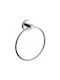 Karag Artion Single Wall-Mounted Bathroom Ring ​15x17cm Silver