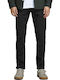 Jack & Jones Men's Trousers Chino Elastic in Slim Fit Black