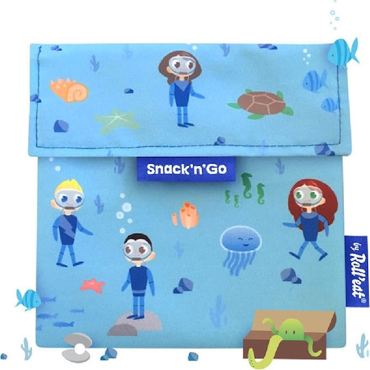 Ecolife Snack n' Go Kids' Lunch Bag 3 Litres Light Blue 16x16x16cm