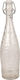 Keskor Glass Water Clip Top Bottle Transparent 680ml