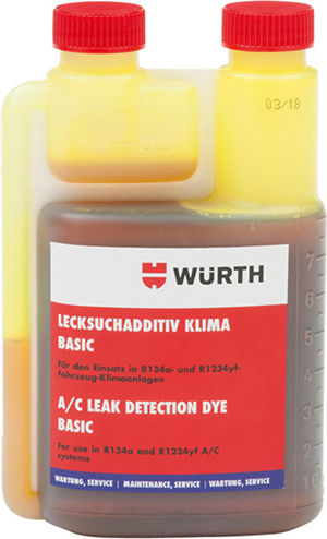 Wurth A/C leak detection Πρόσθετο Καθαριστικό Κυκλώματος Ψύξης Αυτοκινήτου 240ml
