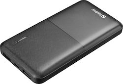 Sandberg Saver Power Bank 10000mAh με 2 Θύρες USB-A Μαύρο