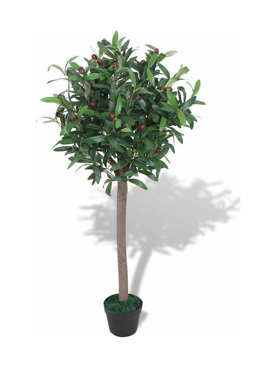 vidaXL Plantă Artificială în Ghiveci Laurel Green 120cm 1buc