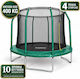Trampolino 10FTG3017 Trambulină De Exterior Cu Diametrul De 300 Cm Cu Plasă De Protecție Verde