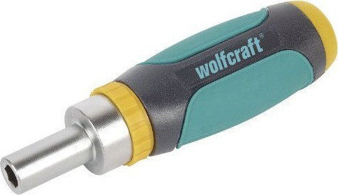 Wolfcraft Șurubelniță De Castană cu 5 Vârfuri Schimbabile