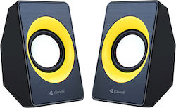 Kisonli A-303 2.0 Speakers 6W Black