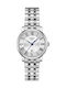 Tissot Carson Womens Watch 30mm Battery with Silver Stainless Steel Bracelet