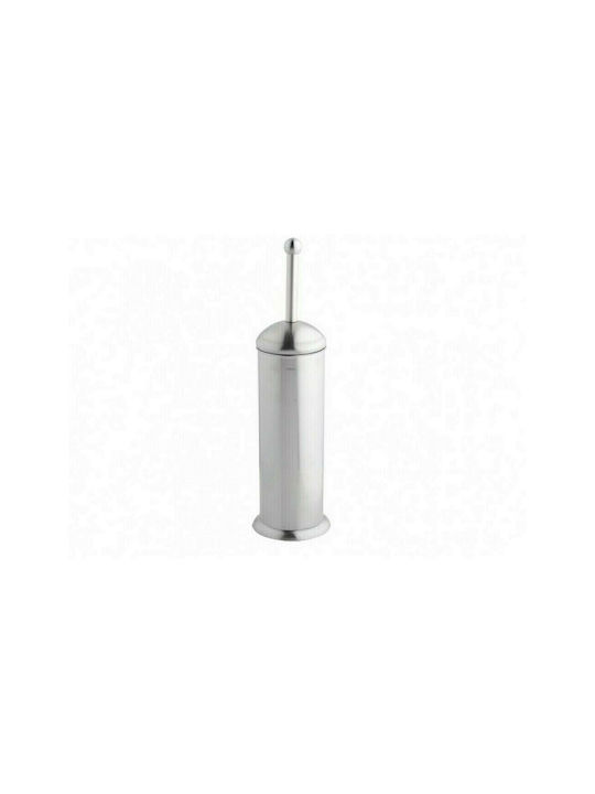 Karag Hotel GA-1206D Metallic Bathroom Trash Can Gray