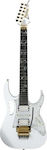 Ibanez JEM7VP Electric Guitar Stratocaster with HSH Pickup Configuration White