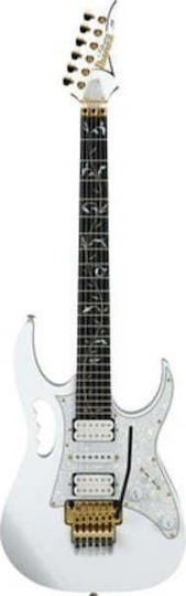 Ibanez JEM7VP Electric Guitar Stratocaster with HSH Pickup Configuration White