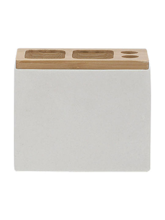 Sealskin Grace Tabletop Cup Holder Bamboo White