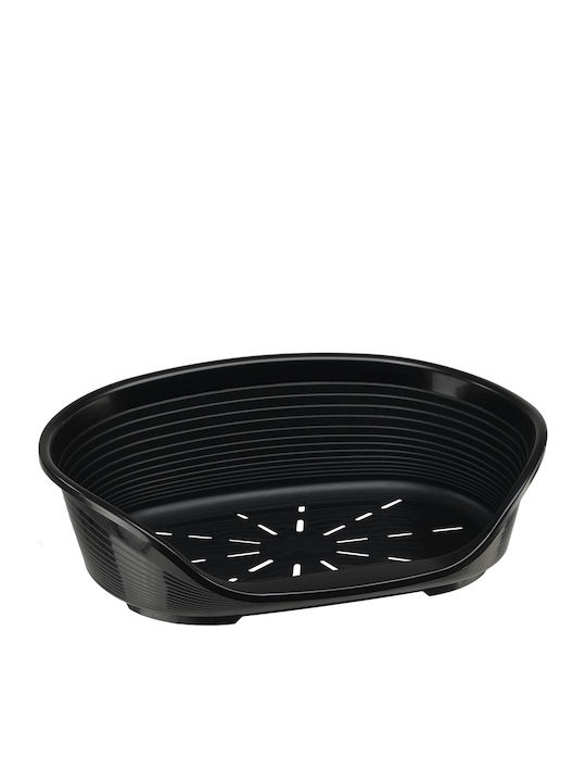 Ferplast Siesta Deluxe Sofa Dog Bed Black 61.5x45cm