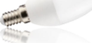 Vito LED-Lampe 3.3W für Fassung E14 und Form C37 Warmes Weiß 243lm