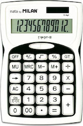 Milan 152012 Calculator 12 Digits in White Color