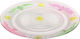Keskor Glass Platter 30cm Serving Platter Colorful with Diameter 30cm