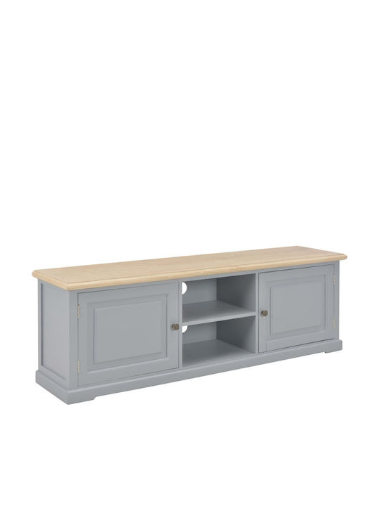 TV Stand Wooden Gray L120xW30xH40cm