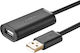 Ugreen USB 2.0 Cablu USB-A de sex masculin - USB-A femelă Negru 10m 10321