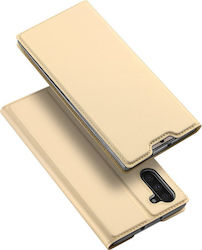 Dux Ducis Skin Pro Book Δερματίνης Χρυσό (Galaxy Note 10)
