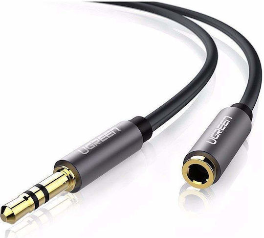 Ugreen 3.5mm Audio Cable Male to Female Black 5m with Gold Plated Terminals 10538