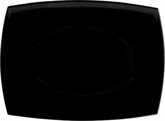 Luminarc Quadrato Servierplatte Rechteckig aus Porzellan Black 35x26cm 1Stück Luminarc Quadrato Servierplatte Rechteckig aus Porzellan Black 35x26cm 1Stück