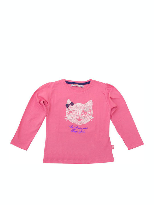 Energiers Children's Blouse Long Sleeve Pink