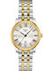 Tissot Women's Watch 30mm Battery with Gold Stainless Steel Strap