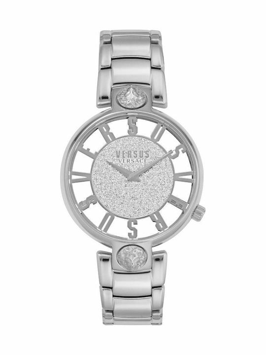 Versace Kirstenhof Crystals Ρολόι Μπαταρίας με Μεταλλικό Μπρασελέ