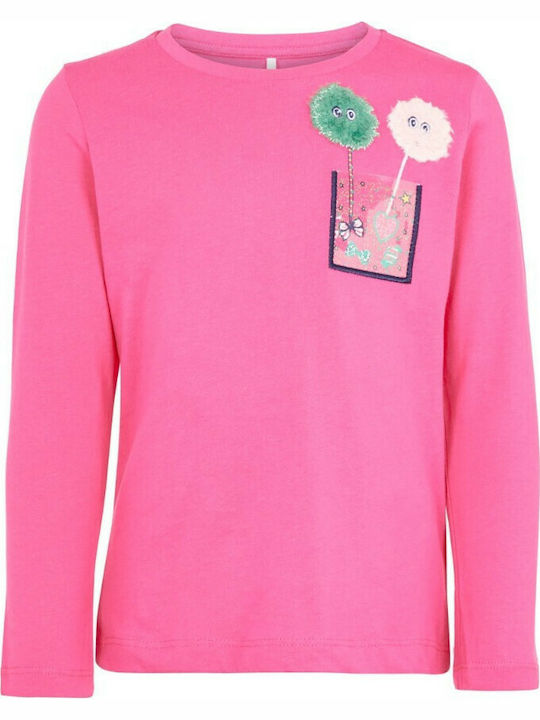 Name It Kids Blouse Long Sleeve Fuchsia