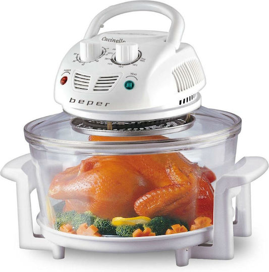 Beper Halogen Oven Cooker 18lt White