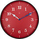 Nextime Arthur Wall Clock Plastic Red Ø40cm