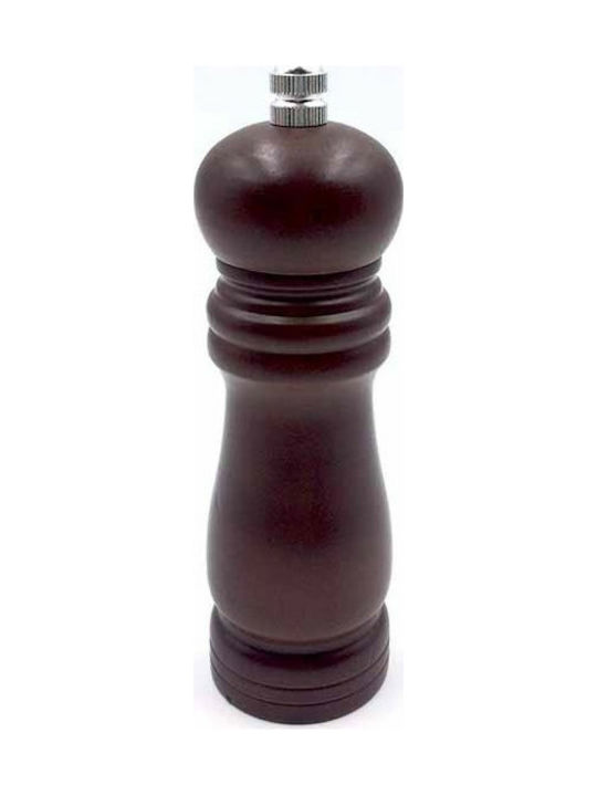 Homestyle Manual Wooden Pepper Mill 21cm Brown