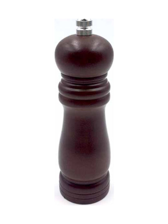 Homestyle Manual Wooden Pepper Mill 25cm Brown