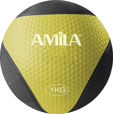 Amila 84751 Medicine Ball 19cm 1kg Black